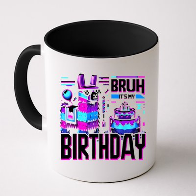 Bruh Its My Birthday Llama Pinata Family Party Bday Mug