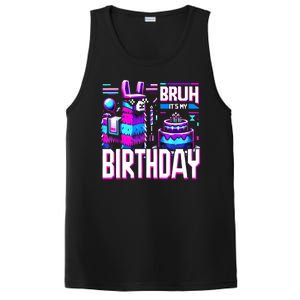 Bruh Its My Birthday Llama Pinata Family Party Bday PosiCharge Competitor Tank