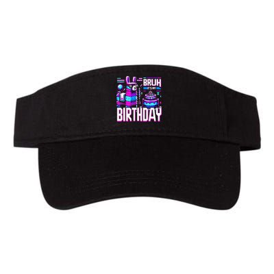 Bruh Its My Birthday Llama Pinata Family Party Bday Visor
