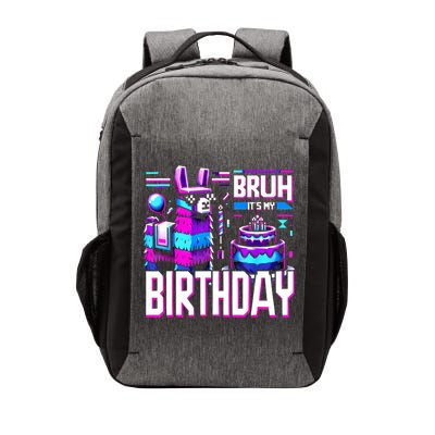 Bruh Its My Birthday Llama Pinata Family Party Bday Vector Backpack