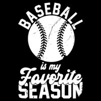 Baseball Is My Favorite Season Sport Lover 7-Panel Snapback Hat