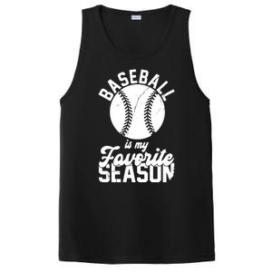 Baseball Is My Favorite Season Sport Lover PosiCharge Competitor Tank