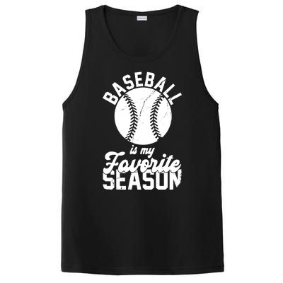 Baseball Is My Favorite Season Sport Lover PosiCharge Competitor Tank