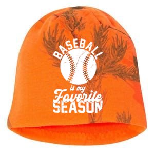 Baseball Is My Favorite Season Sport Lover Kati - Camo Knit Beanie