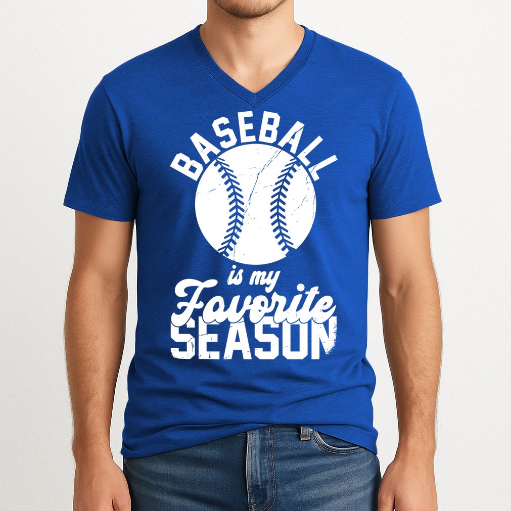 Baseball Is My Favorite Season Sport Lover V-Neck T-Shirt