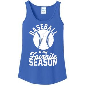 Baseball Is My Favorite Season Sport Lover Ladies Essential Tank