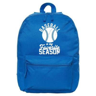 Baseball Is My Favorite Season Sport Lover 16 in Basic Backpack