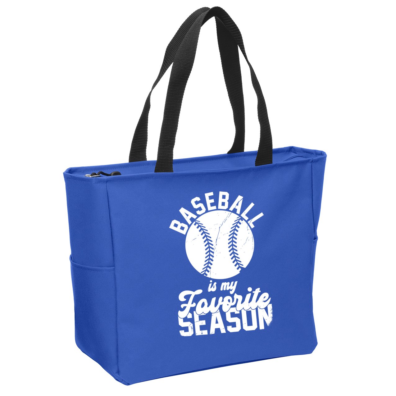 Baseball Is My Favorite Season Sport Lover Zip Tote Bag