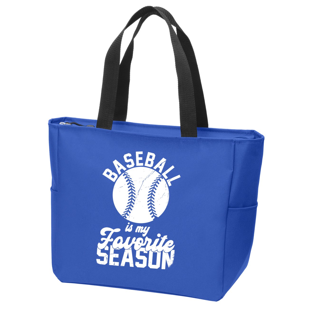Baseball Is My Favorite Season Sport Lover Zip Tote Bag