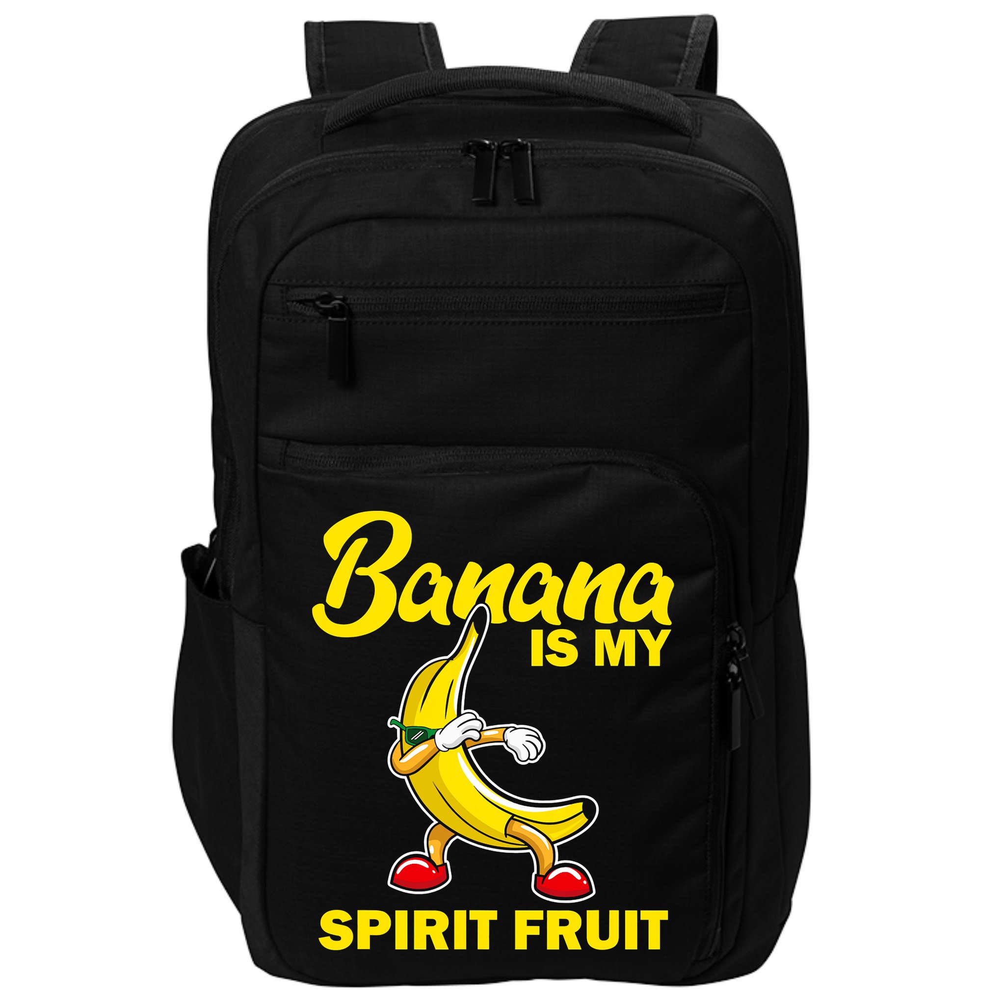 Banana Is My Spirit Fruit Funny Dancing Banana Squad Impact Tech Backpack
