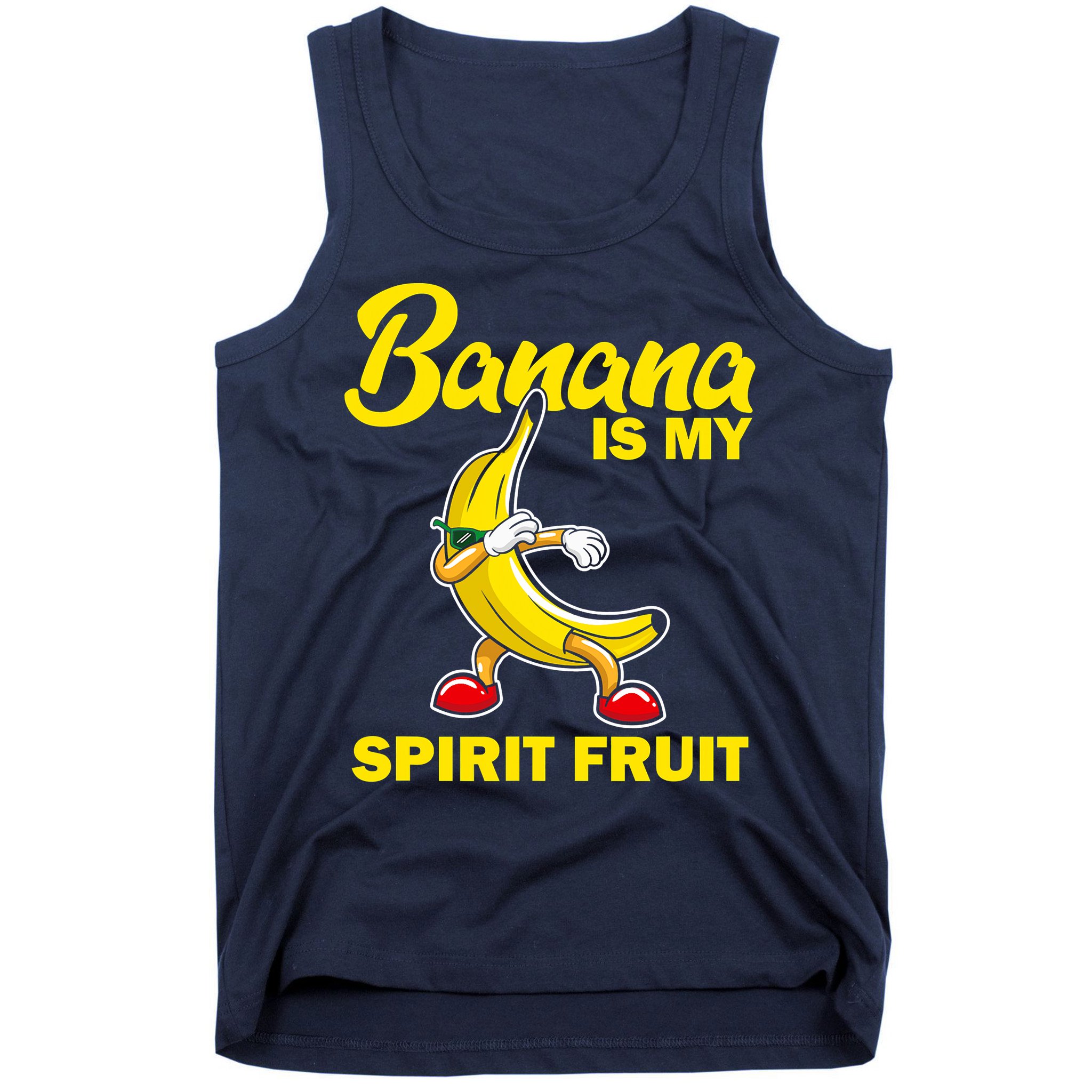 Banana Is My Spirit Fruit Funny Dancing Banana Squad Tank Top