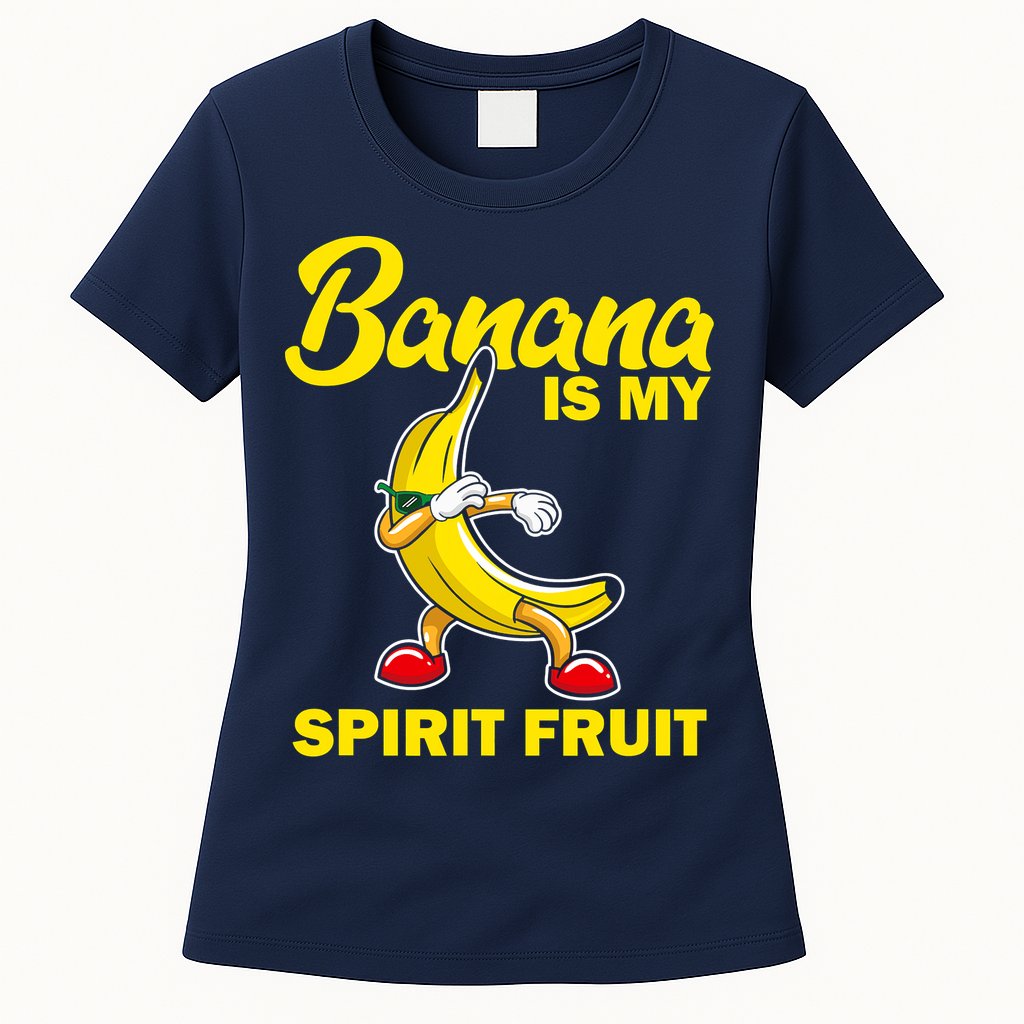 Banana Is My Spirit Fruit Funny Dancing Banana Squad Womens T-Shirt