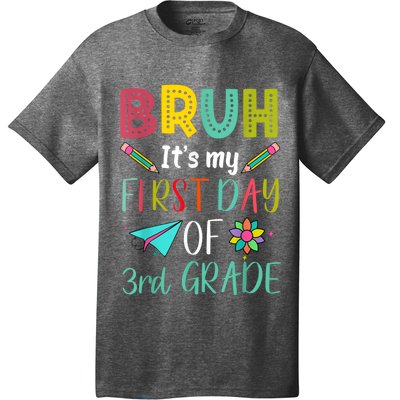 Bruh ItS My First Day Of Third Grade Funny Back To School T-Shirt