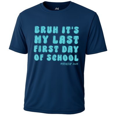 Bruh ItS My Last First Day Senior 2025 Back To School Funny Performance Shirt