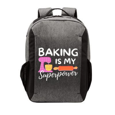 Baking Is My Superpower Funny Baker & Baking Gift Vector Backpack