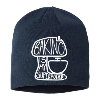 Baking Is My Superpower, Funny Baker Sustainable Beanie