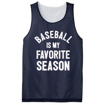 Baseball Is My Favorite Season - Royal Blue Mesh Reversible Basketball Jersey Tank