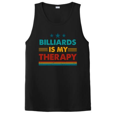 Billiards Is My Therapy Funny Billiards Gift PosiCharge Competitor Tank