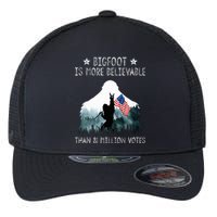 Bigfoot is More Believable Than 81 Million Votes USA Flag Flexfit Unipanel Trucker Cap