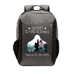 Bigfoot is More Believable Than 81 Million Votes USA Flag Vector Backpack