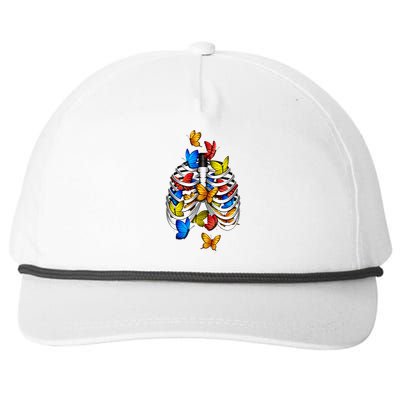 Butterflies In My Stomach Snapback Five-Panel Rope Hat