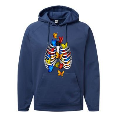 Butterflies In My Stomach Performance Fleece Hoodie