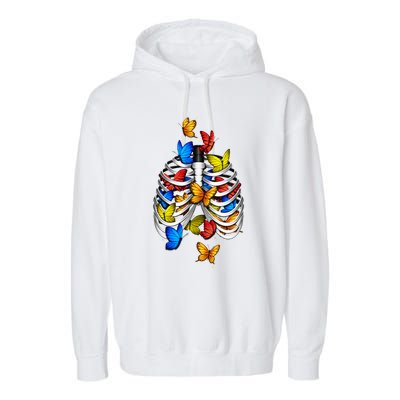 Butterflies In My Stomach Garment-Dyed Fleece Hoodie