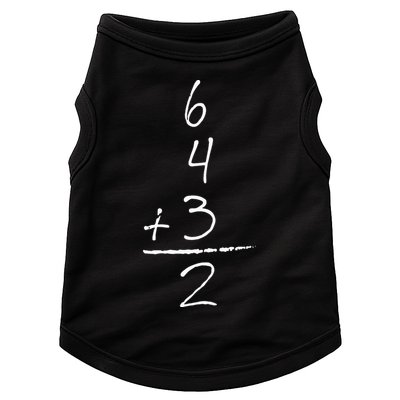 Baseball Inspired Math 6 4 3 2 Double Play Doggie Tank