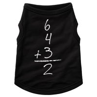 Baseball Inspired Math 6 4 3 2 Double Play Doggie Tank