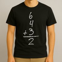 Baseball Inspired Math 6 4 3 2 Double Play T-Shirt