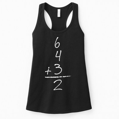 Baseball Inspired Math 6 4 3 2 Double Play Womens Tank Top