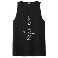 Baseball Inspired Math 6 4 3 2 Double Play PosiCharge Competitor Tank