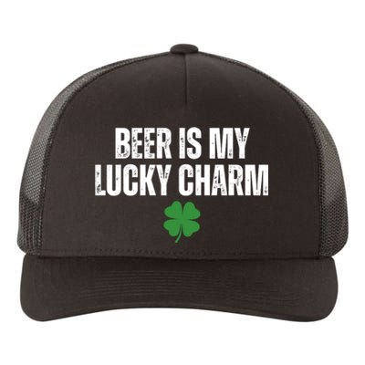 Beer Is My Lucky Charm Funny St Patricks Day Yupoong Adult 5-Panel Trucker Hat