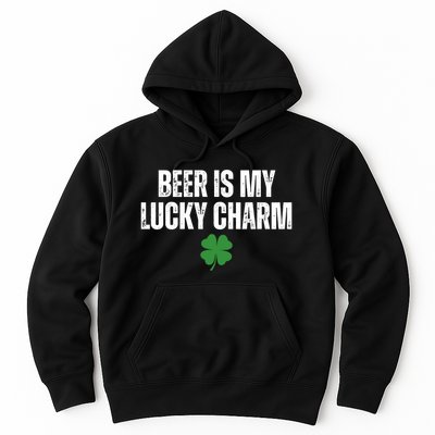 Beer Is My Lucky Charm Funny St Patricks Day Hoodie