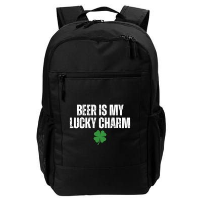 Beer Is My Lucky Charm Funny St Patricks Day Backpack