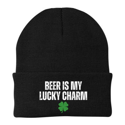 Beer Is My Lucky Charm Funny St Patricks Day Beanie
