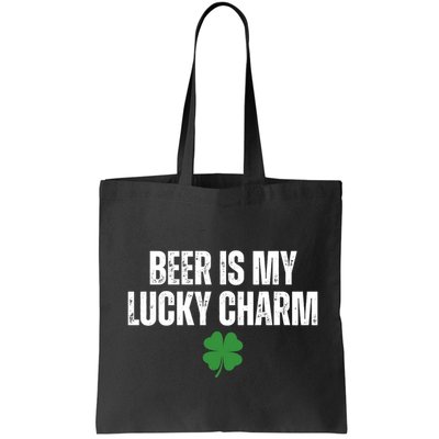 Beer Is My Lucky Charm Funny St Patricks Day Bag