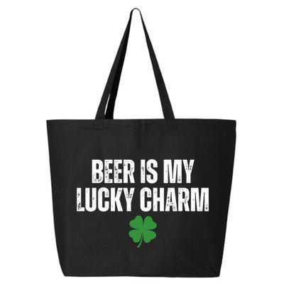 Beer Is My Lucky Charm Funny St Patricks Day 25L Jumbo Tote