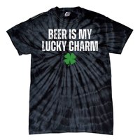 Beer Is My Lucky Charm Funny St Patricks Day Tie-Dye T-Shirt