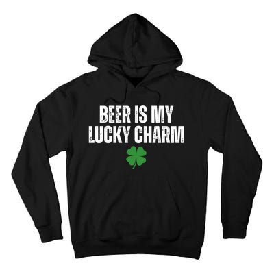 Beer Is My Lucky Charm Funny St Patricks Day Tall Hoodie