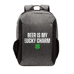 Beer Is My Lucky Charm Funny St Patricks Day Vector Backpack