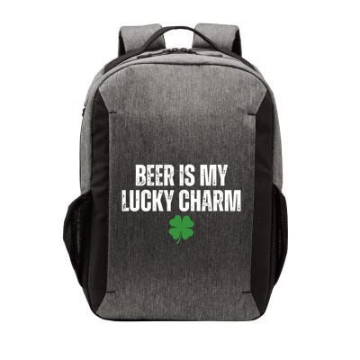 Beer Is My Lucky Charm Funny St Patricks Day Vector Backpack