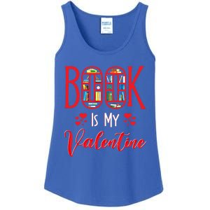 Book Is My Valentine's Day Bookworm And Book Lovers Gift Ladies Essential Tank