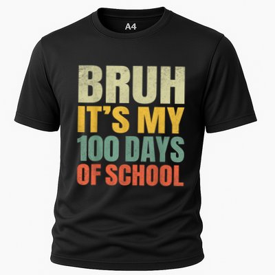 Bruh Its My 100 Days Of School 100th Day Of School Performance Shirt