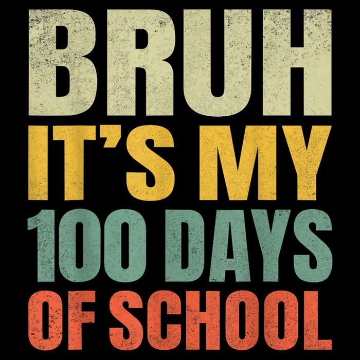 Bruh Its My 100 Days Of School 100th Day Of School Flatbill Hat