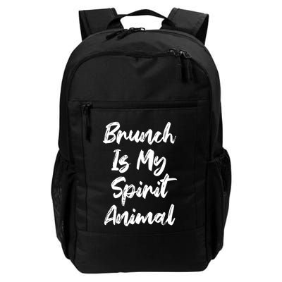 Brunch Is My Spirit Animal Funny Breakfast Lunch Parody Joke Gift Backpack