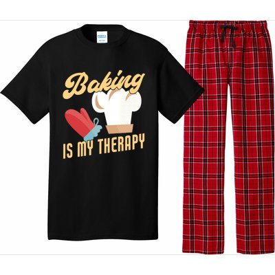 Baking Is My Therapy Funny Baker Gift Pajama Set