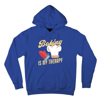 Baking Is My Therapy Funny Baker Gift Hoodie