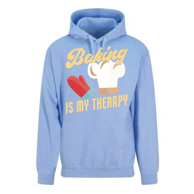 Baking Is My Therapy Funny Baker Gift Unisex Surf Hoodie