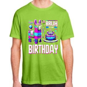 Bruh Its My Birthday Llama Pinata Boy Girl Family Party Bday Adult ChromaSoft Performance T-Shirt